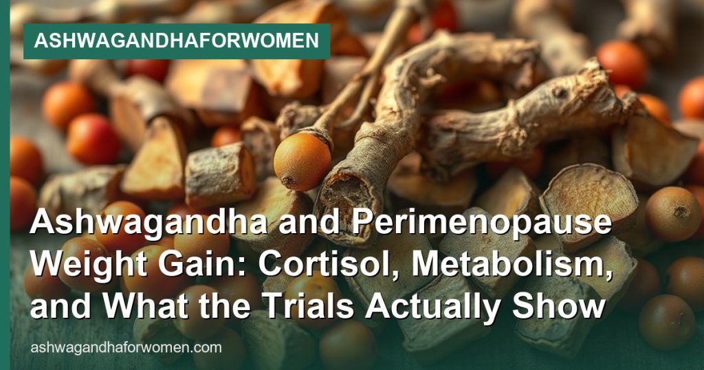 Ashwagandha and Perimenopause Weight Gain: Cortisol, Metabolism, and What the Trials Actually Show - AshwagandhaForWomen